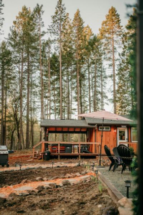 Tiny Cabin in the Woods w/ hot tub and Firepit